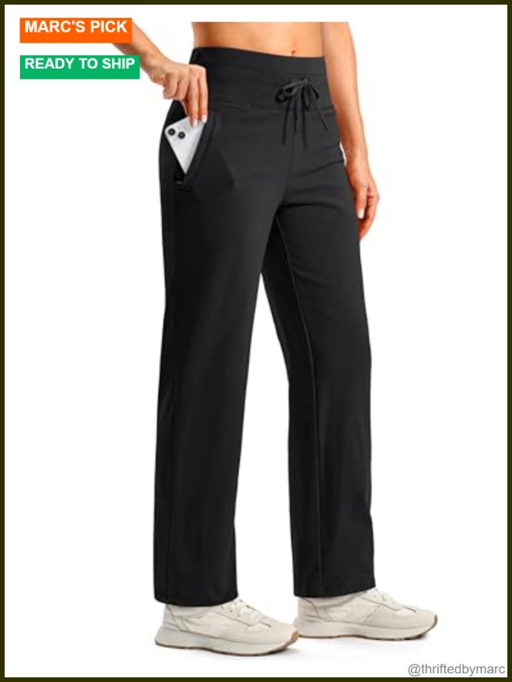 Women's Fleece Lined Sweatpants 29" Winter Thermal Ski Hiking Pants with Pockets